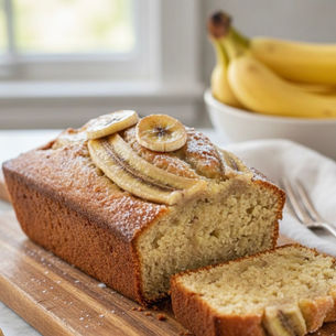 Gâteau aux peaux de banane