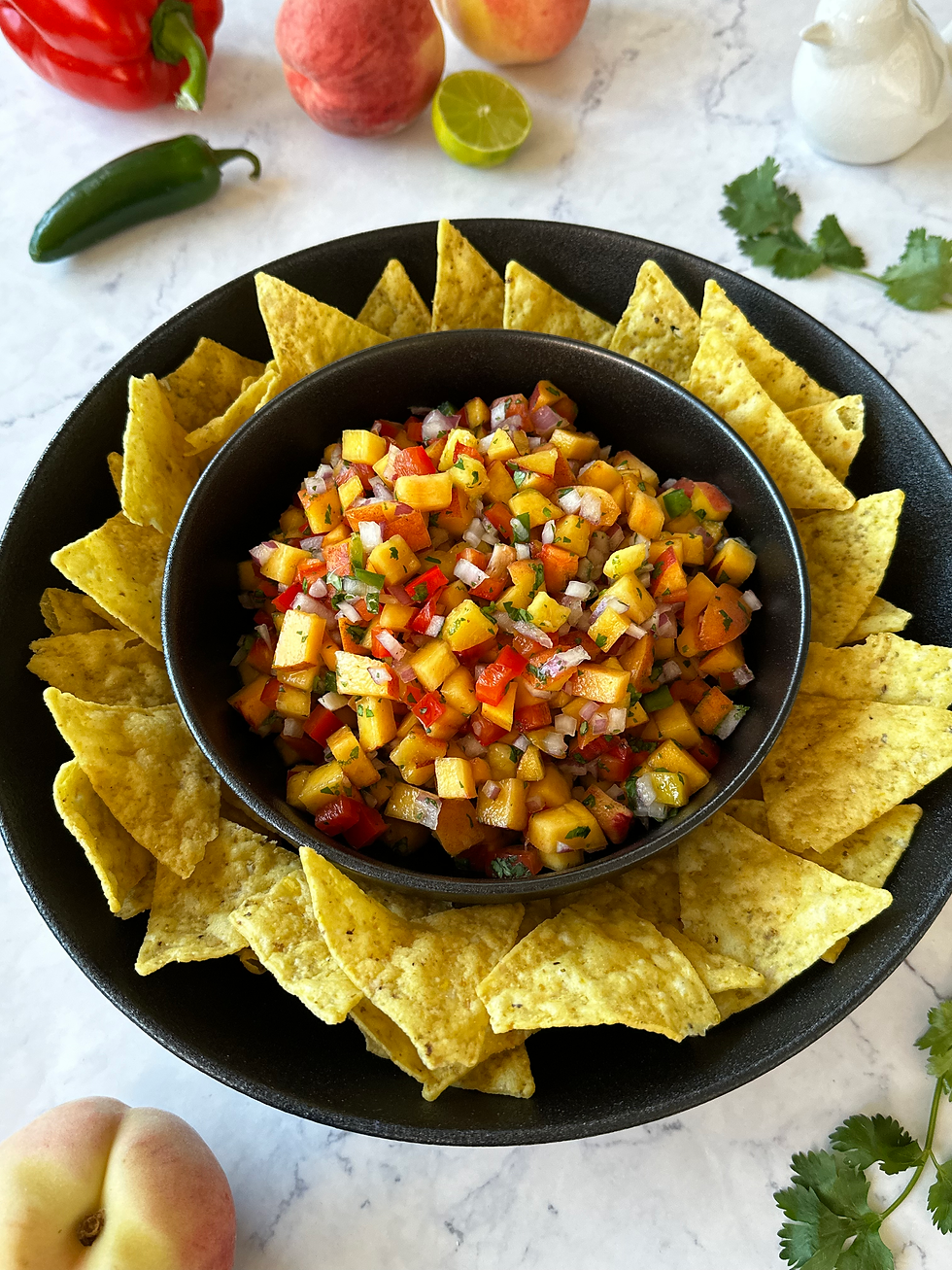 Homemade Peach Salsa