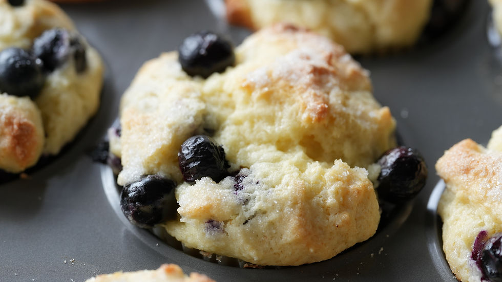 Blueberry Lemon Muffins (Gluten-Free)