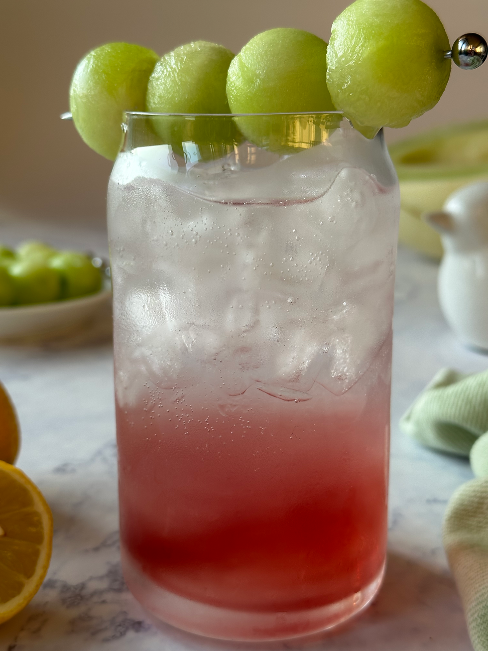 Sparkling Honey Deuce Cocktail