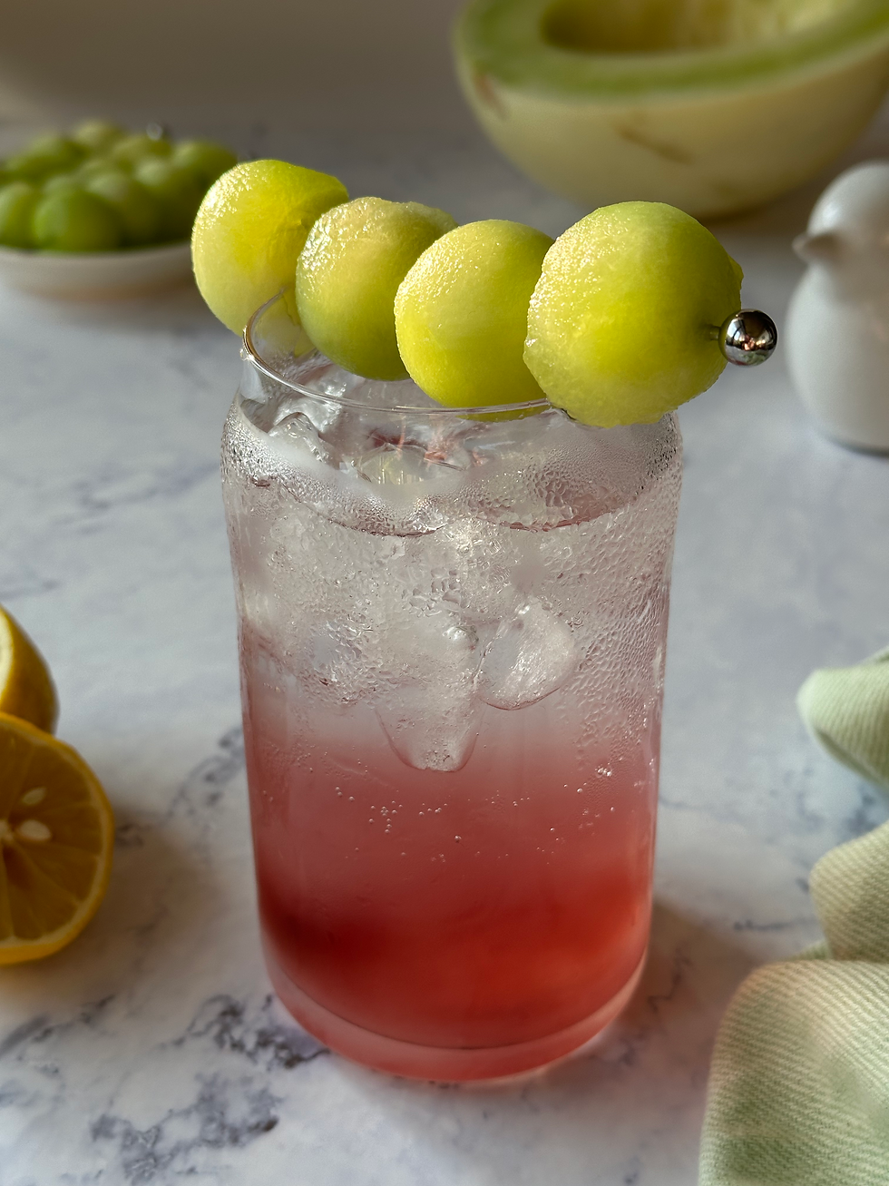 Sparkling Honey Deuce Cocktail