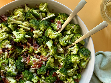Broccoli Salad with Dijon Vinaigrette