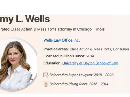 Amy L. Wells, Chicago Top rated Superlawyer