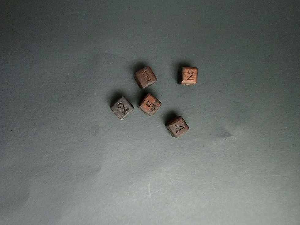Thumbnail: Dice Set (Walnut Wood)