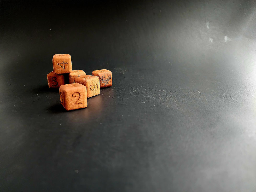 Thumbnail: Dice Set (Cherry Wood)