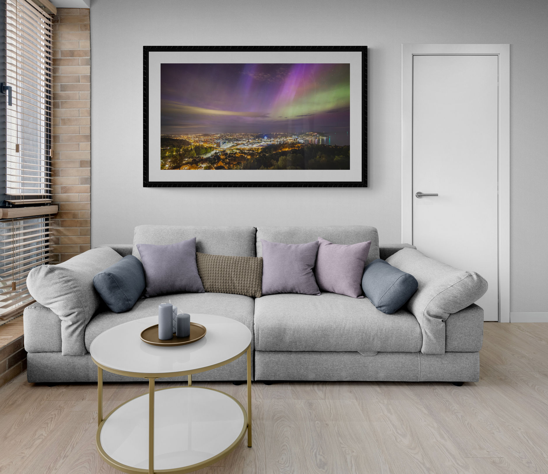 Nordlys over Kristiansand