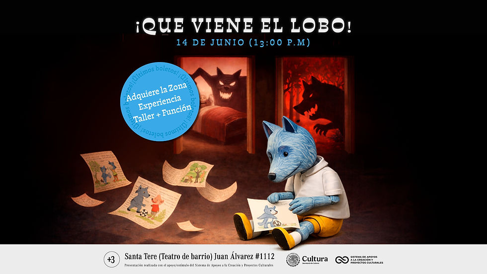 ¡Que viene el lobo! - Teatro El Venero - 1pm