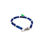 Thumbnail: Bracelet Eleganza Pearls Blu scuro and steel Horn Verde Steel