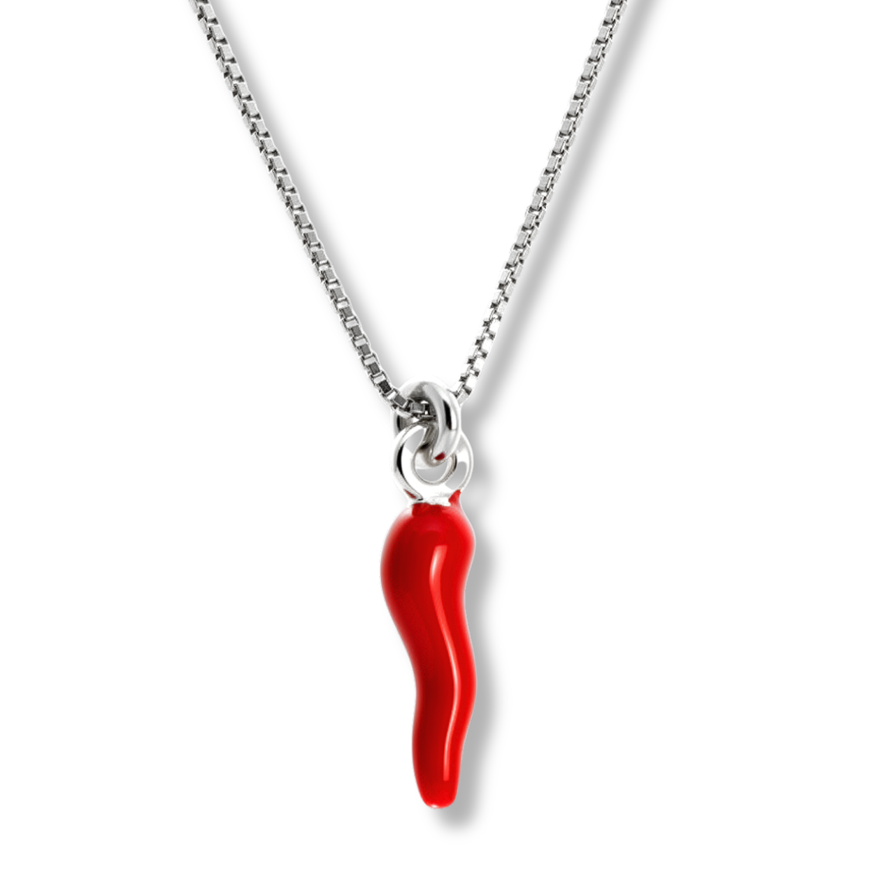 L'Iconica Necklace Silver Chain Silver Horn