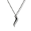 Thumbnail: L'Iconica Necklace Silver Steel Chain Steel Horn