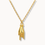 Thumbnail: L'Iconica Necklace Steel Chain Mano Corno in Steel