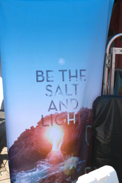 "Be The Salt and the Light" sign