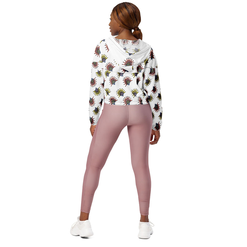 Thumbnail: Dendritic Women’s cropped windbreaker