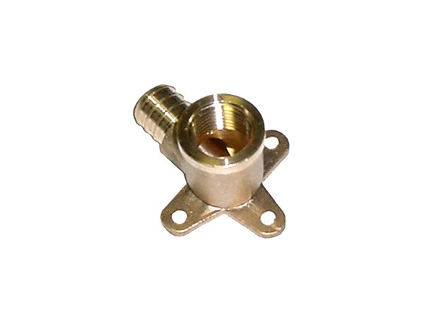 3/4" PEX x 1/2" FPT Brass Drop Ear Elbow