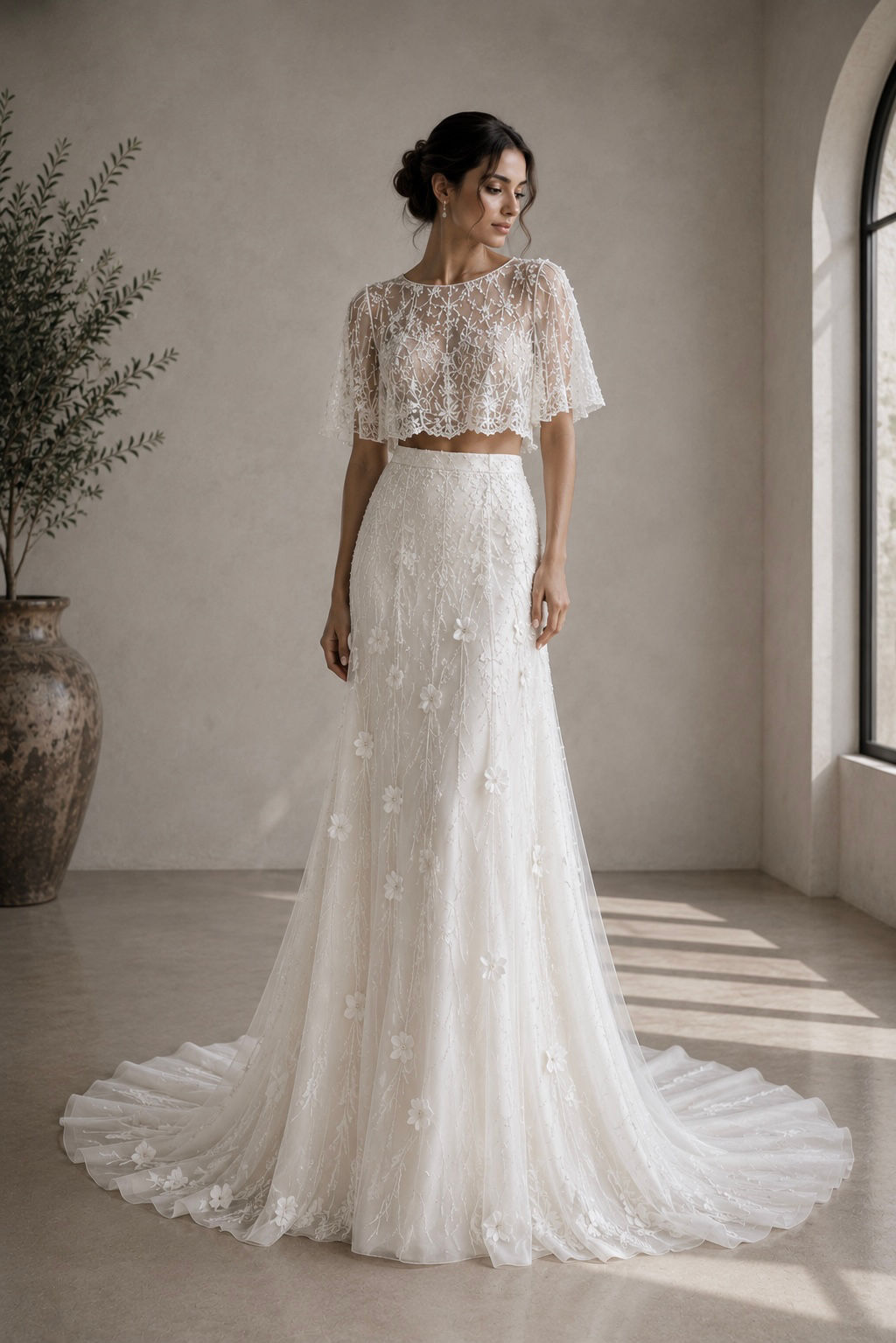 Embroidered Bridal Separates
