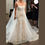 Miniatura: Bespoke tulle embroidered 3D Floral lace wedding mermaid dresses sheer bodice r