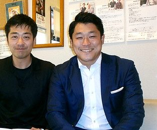 患者様の声 元ラガーマンの患者様との写真