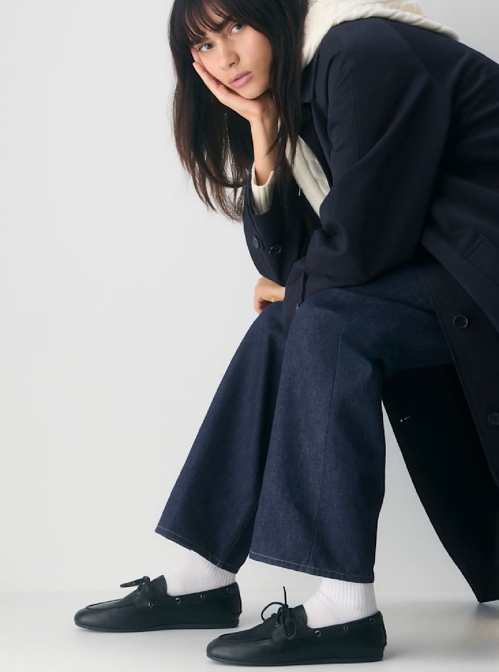 Thumbnail: Sperry x Aritzia Slim Boat Shoe - Black