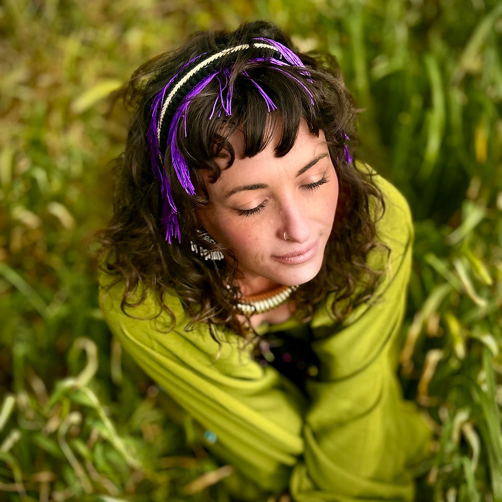 Thumbnail: Purple Glam Head piece