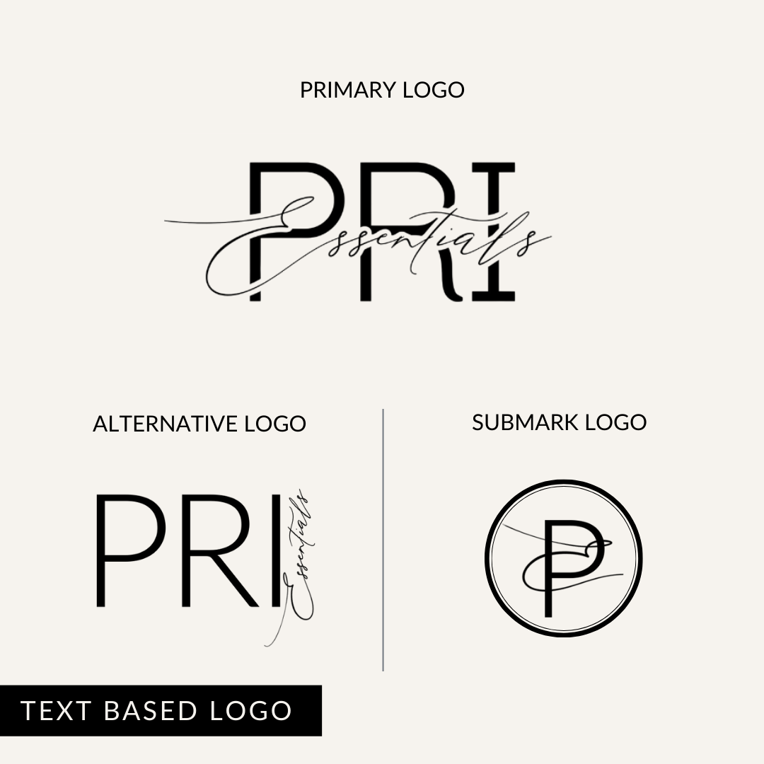 Text & Image based Logos