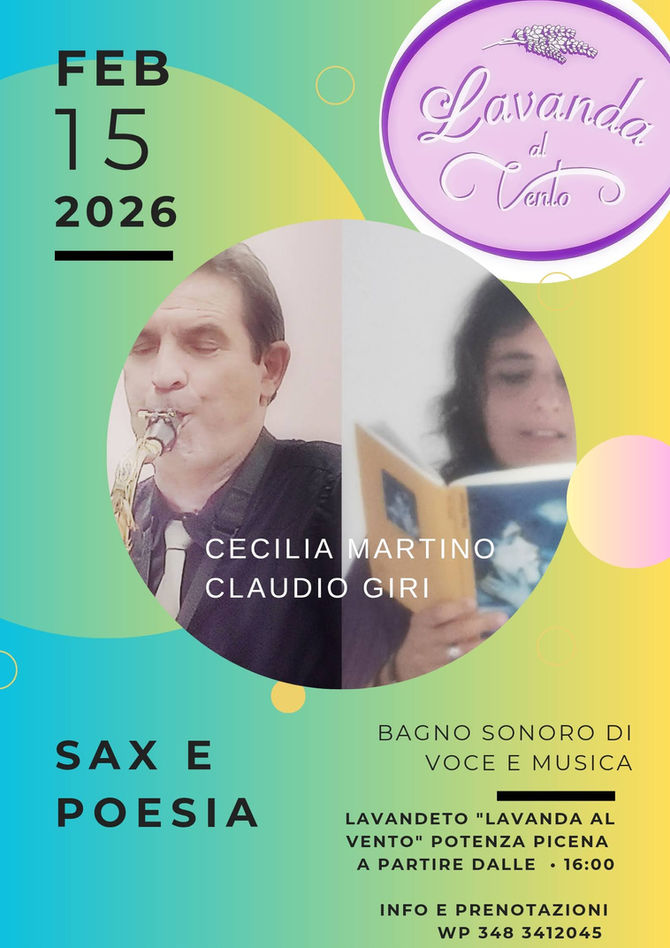 Sax e Poesia tra i profumi di lavanda
