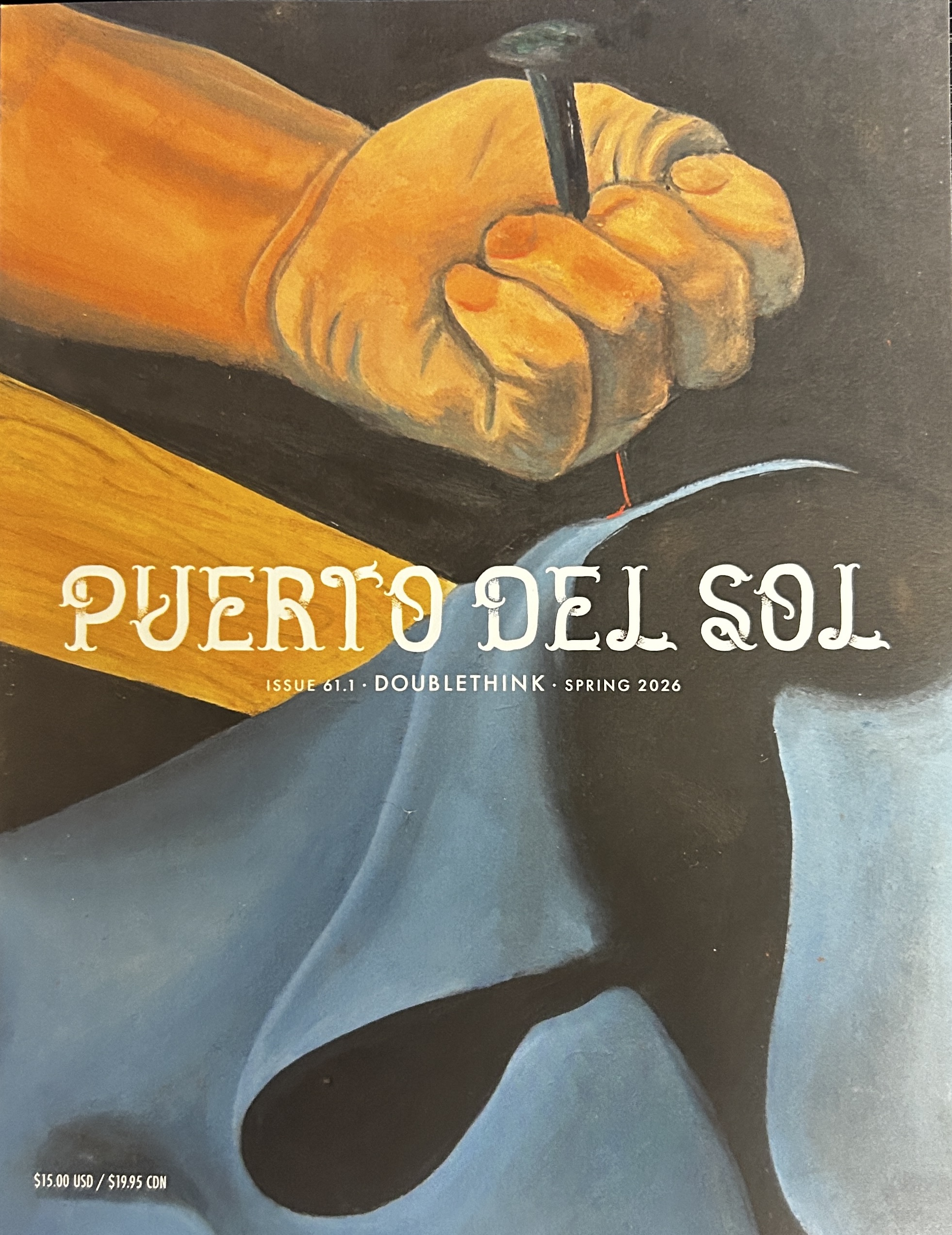 Cover of the Spring 2026 issue of Puerto del Sol.