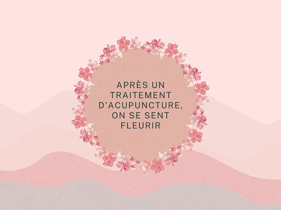 bienfaits acupuncture post-natal