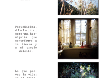 Beberly Salomé Estay, La tierra, el cielo, yo, proyecto fotográfico 2015.