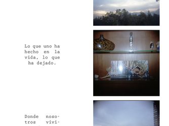 Beberly Salomé Estay, La tierra, el cielo, yo, proyecto fotográfico 2015.