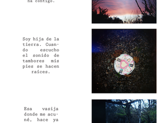 Beberly Salomé Estay, La tierra, el cielo, yo, proyecto fotográfico 2015.