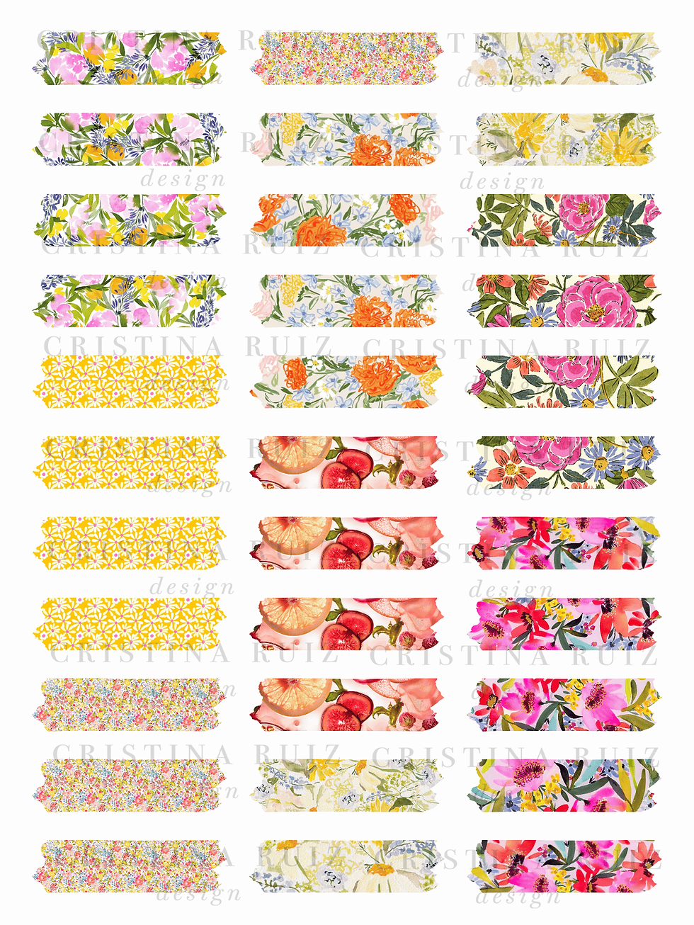 Miniatura: Stickers Washi Tape Vol.3