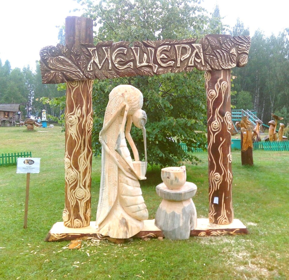 Мещера, скульптура для фотозоны