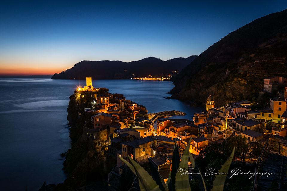 Vernazza from trail to Manarola