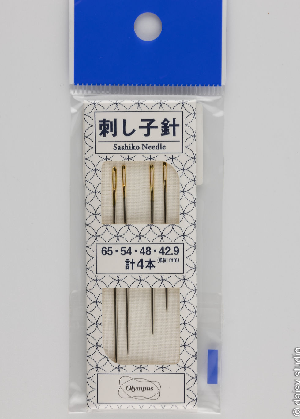 Sashiko מחט 4 יחידות