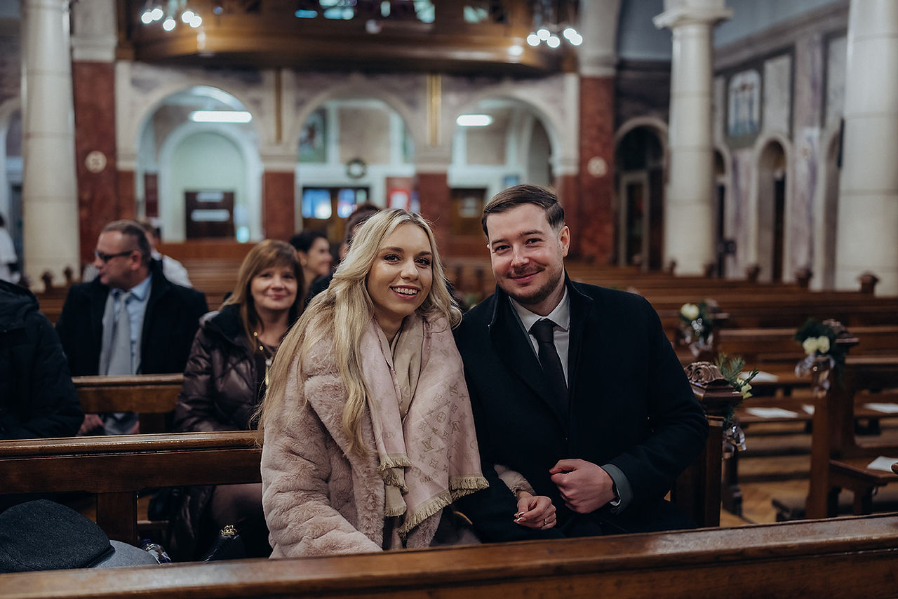 Wedding Ceremony at St Saviour’s R C Church, Lewisham