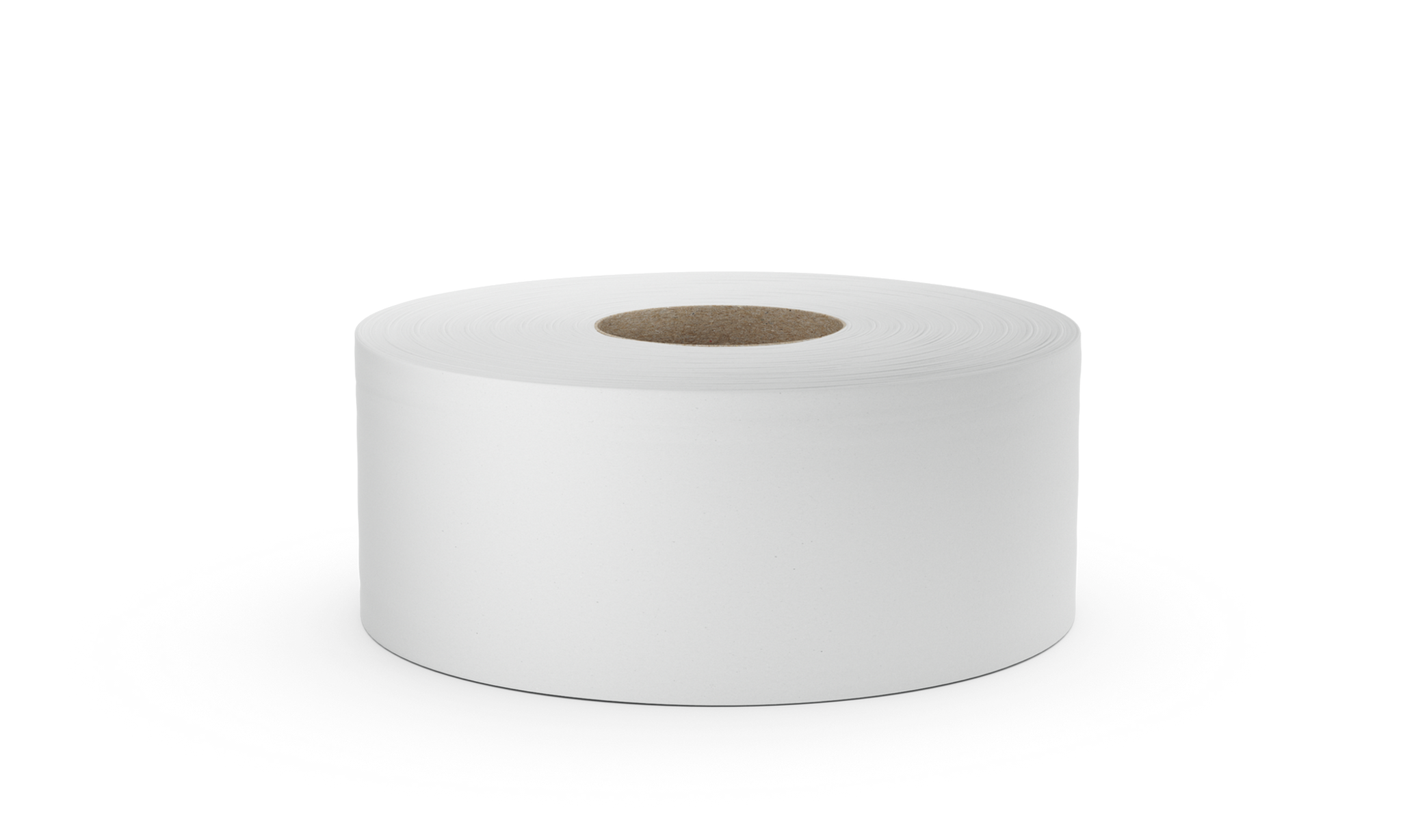 ESSENTIALS 90MM x 300M x 76MM WHITE MAXI JUMBO TOILET ROLL (6 PACK)