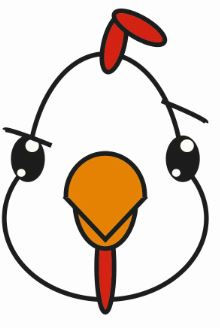 Expressies kip verward