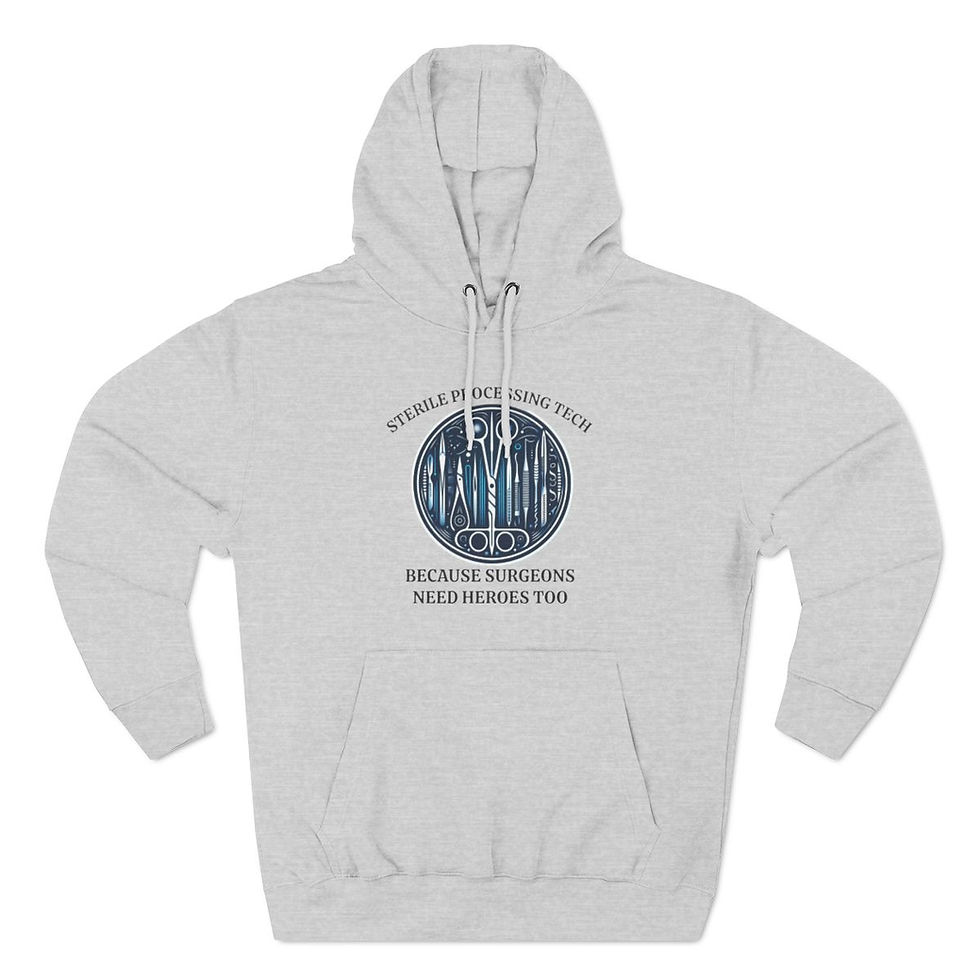 Thumbnail: Fleece Hoodie: Surgeons Need Heroes Too