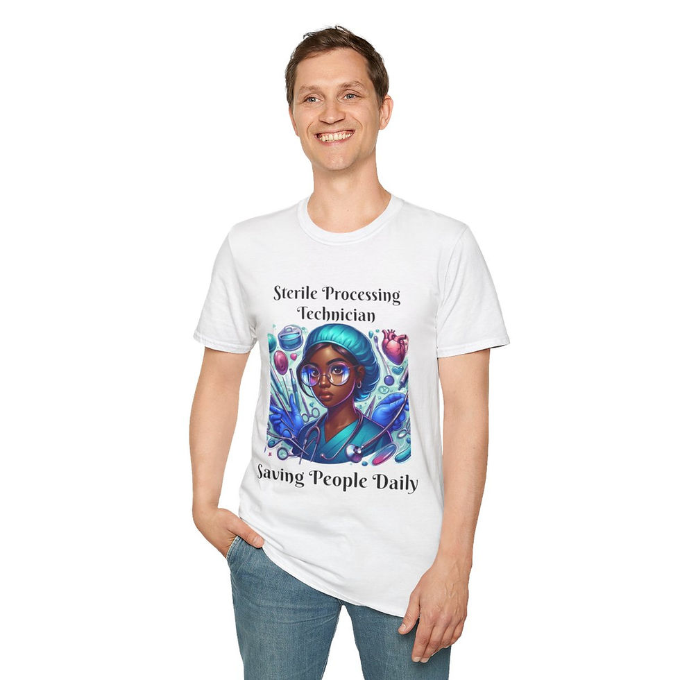 Thumbnail: Technician T-Shirt: Sterile Processing Technician Saving People Daily