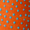 Thumbnail: Orange Vase with Blue Dots