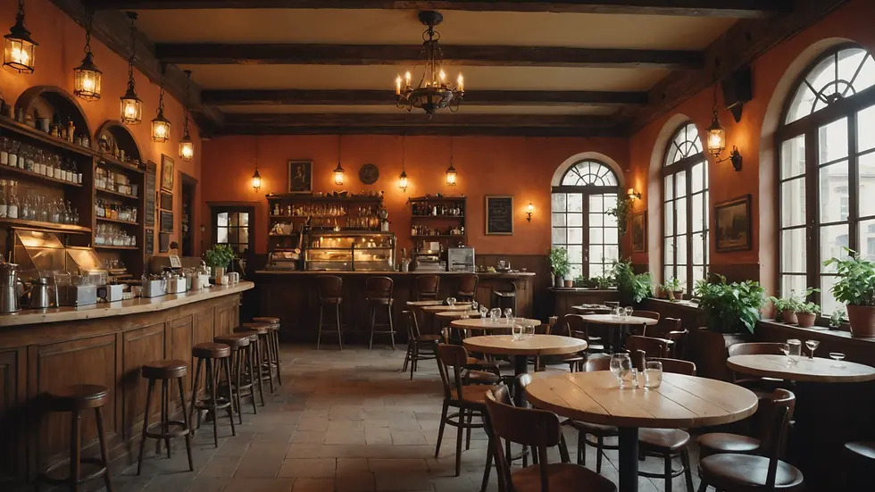 Ancient Café Interior