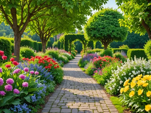 Exploring the Enchanting Garden Path: A Journey through Nature's Vibrant Beauty