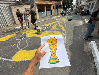 Bruno Malias entra em campo para resgatar tradição da pintura de rua.