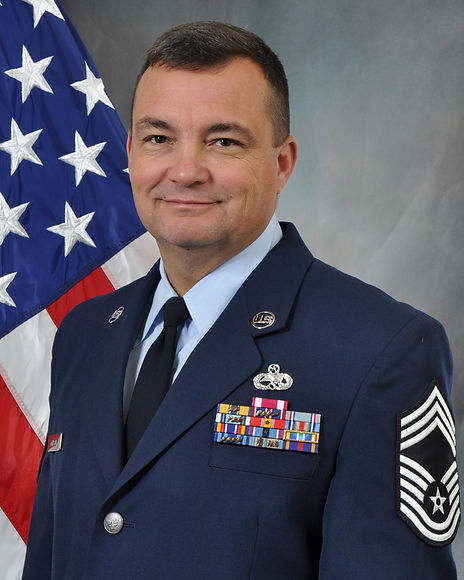 Chief Master Sgt Ronald Johnson 8X10.JPG