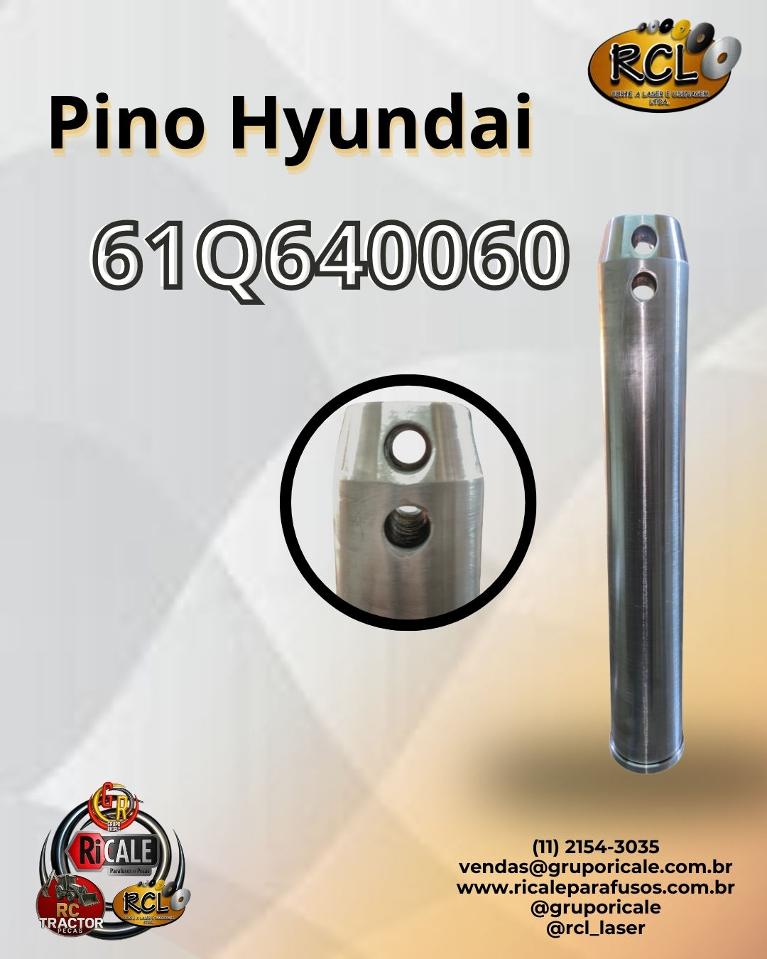 61Q640060 Pino Hyundai para Máquinas