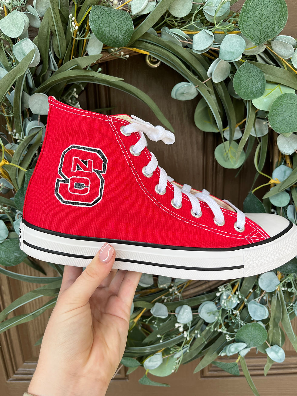 Thumbnail: Custom College Converse