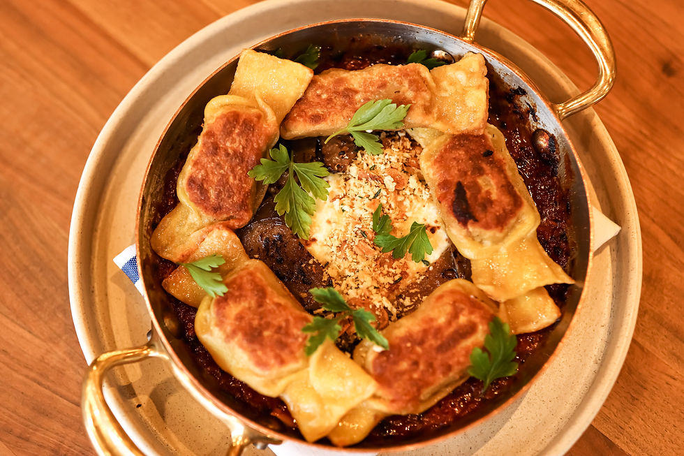Eggplant Parmesan Caramelle