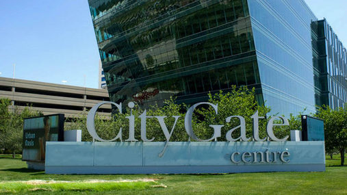 CityGate Centre monument at Rte 59 & Ferry Rd Naperville