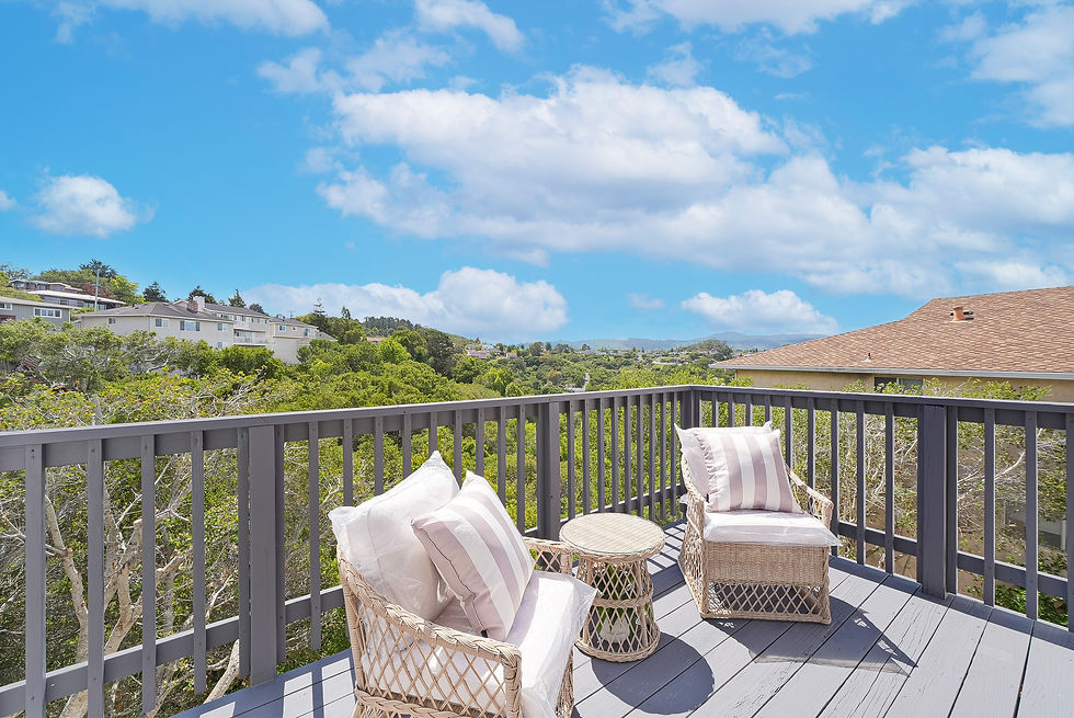 3513 Hillcrest Dr, Belmont, CA | view deck