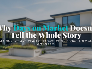 Why Days on Market Doesn't Tell the Whole Story When Selling Your Silicon Valley Home